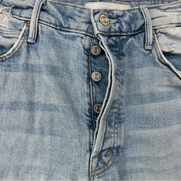 MOTHER The Super Stunner Ankle Blue Jeans, Distressed Denim, size 29 - Picture 9 of 9